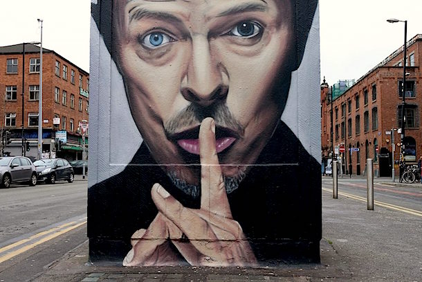David Bowie Street Art NQ