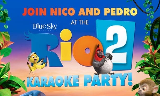 Rio 2 Characters Fly Into Manchester For A Karaoke Party