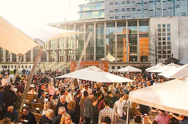 Awesome places to eat and drink alfresco in Manchester city centre