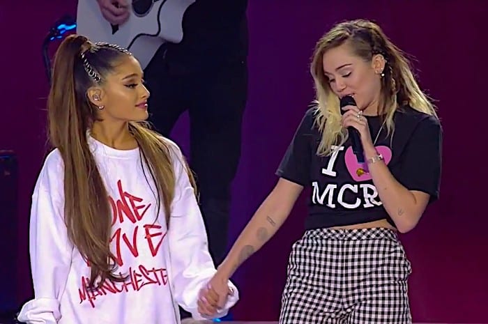 Ariana Grande and Miley Cyrus