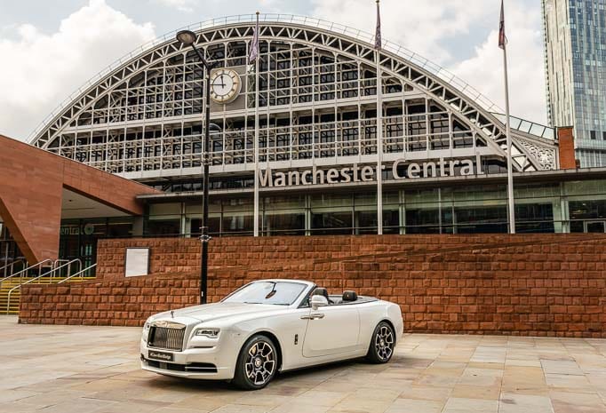 Rent the RollsRoyce GHOST Long car in Manchester