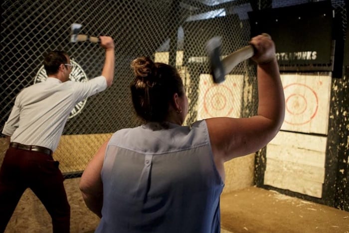 Urban axe throwing is back - and you can get 50% off.