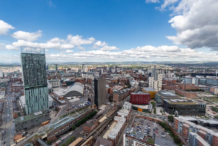 Views of Manchester from West Tower