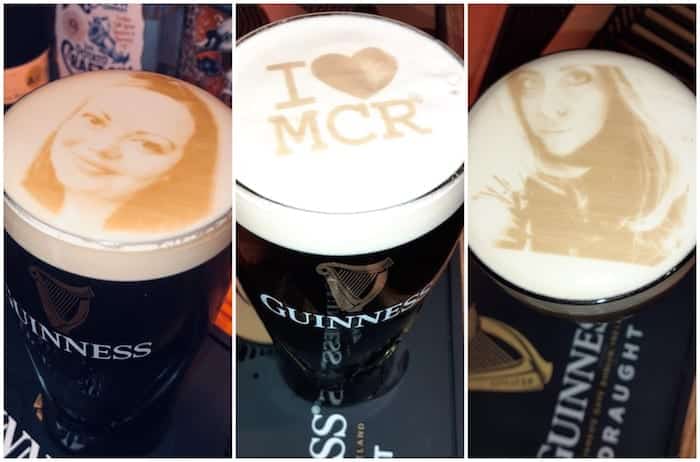 Personalised Guinness at Waxys