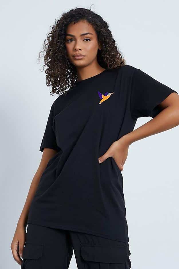 The black Take Control t-shirt from ISAWITFIRST retails at £10, with 100% of the profits going to charity