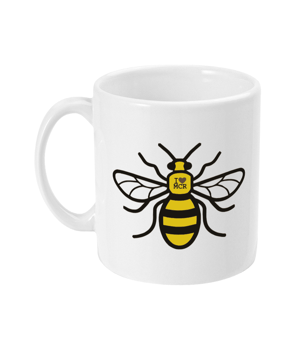 Manchester Bee Mug - I Love MCR Shop