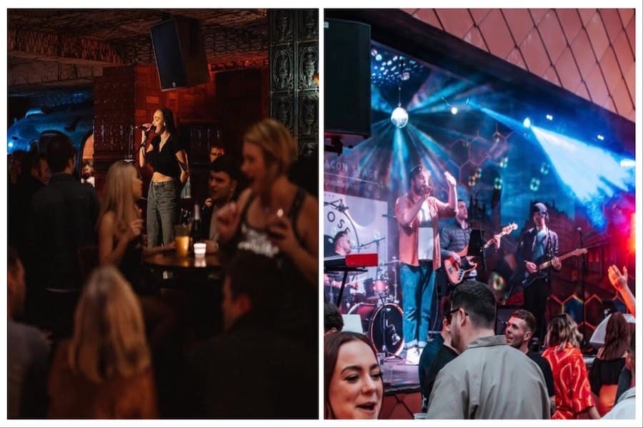 Live Music and Dining in Exchange Square, Manchester