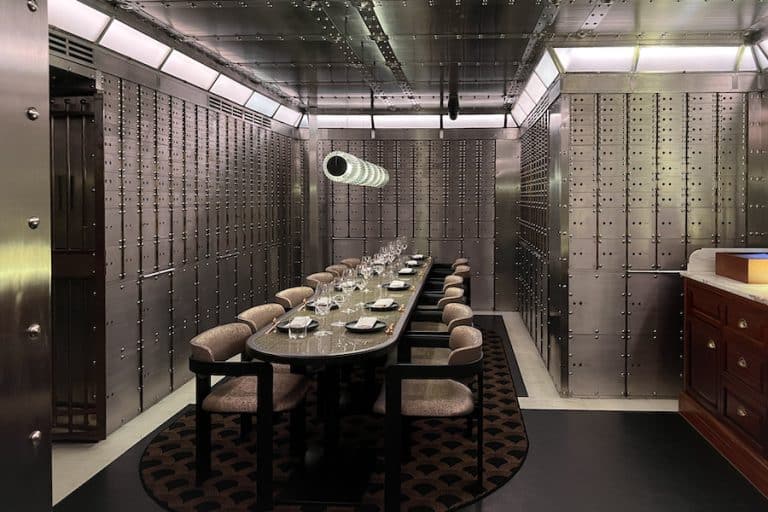 Private dining room at Lucky Cat Manchester