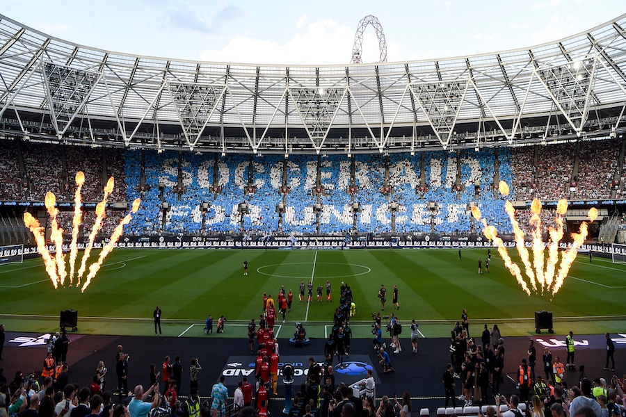 Footballers and celebrities unite for Soccer Aid 2023 at Old Trafford