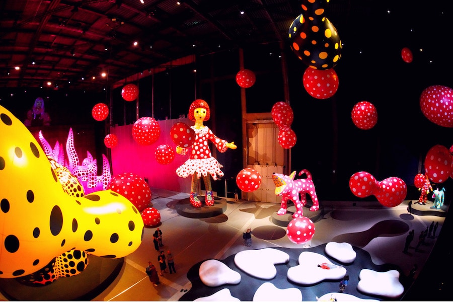 Yayoi Kusama's Gigantic Inflatable Pumpkin Makes A Statement At