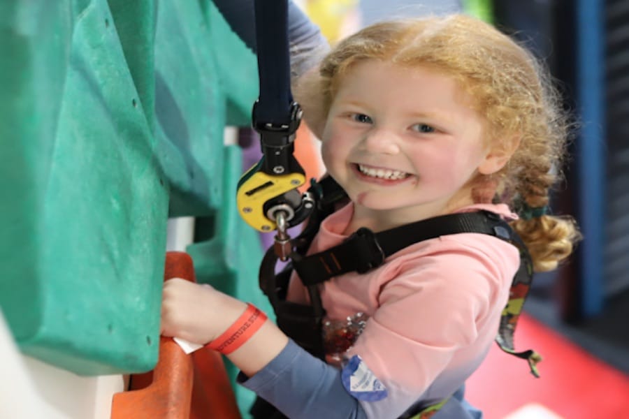 High ropes, 27 climbing walls, soft play and more – Rock Up Manchester ...