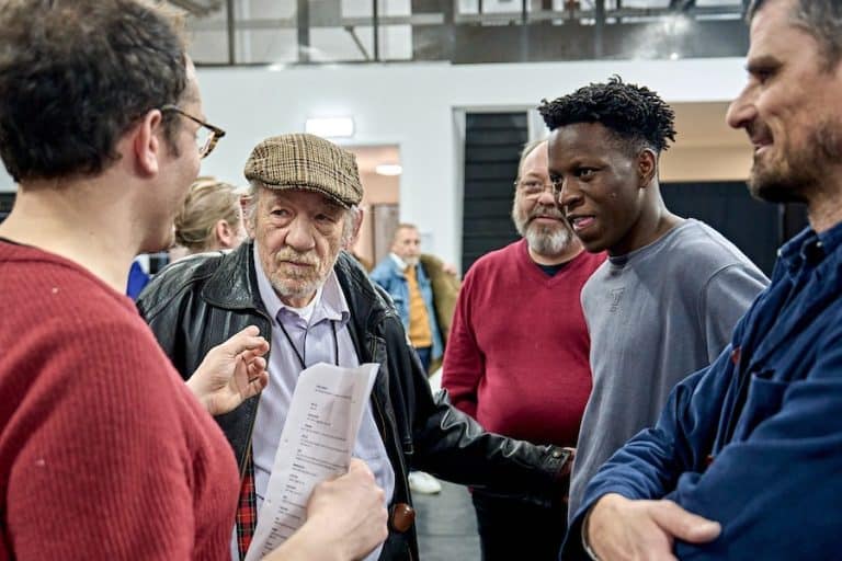 Behind the scenes glimpse of Player Kings coming to Opera House Manchester starring Sir Ian McKellen
