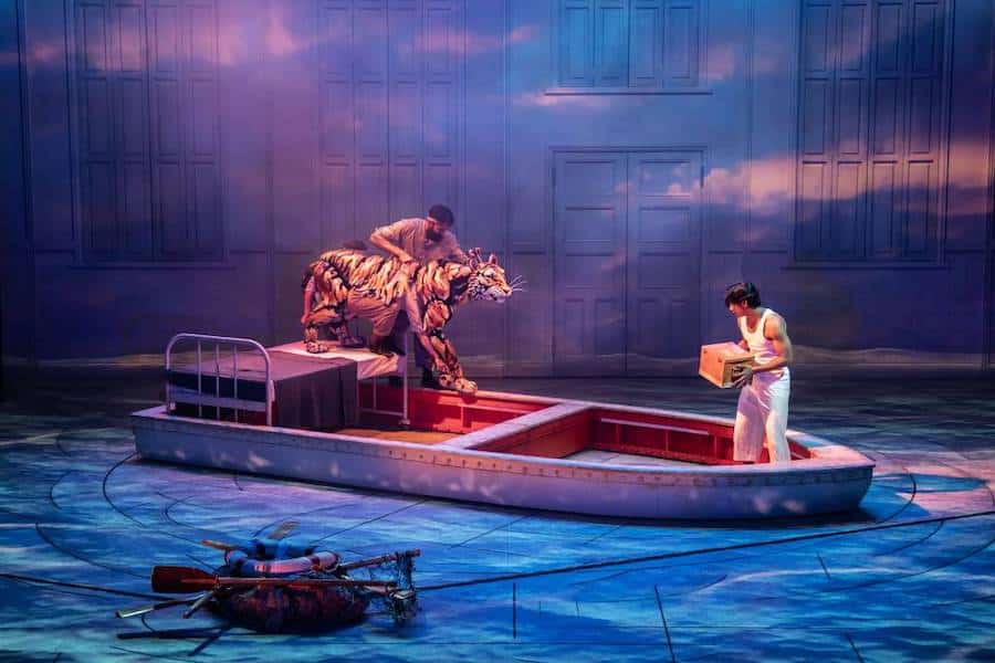 Sneak preview behind the creative process of @lifeofpibway! #broadway , life  of pi behind the scenes