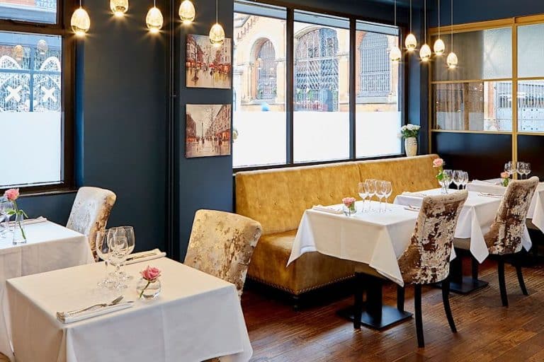 Michelin Guide recommends 63 Degrees restaurant in Manchester