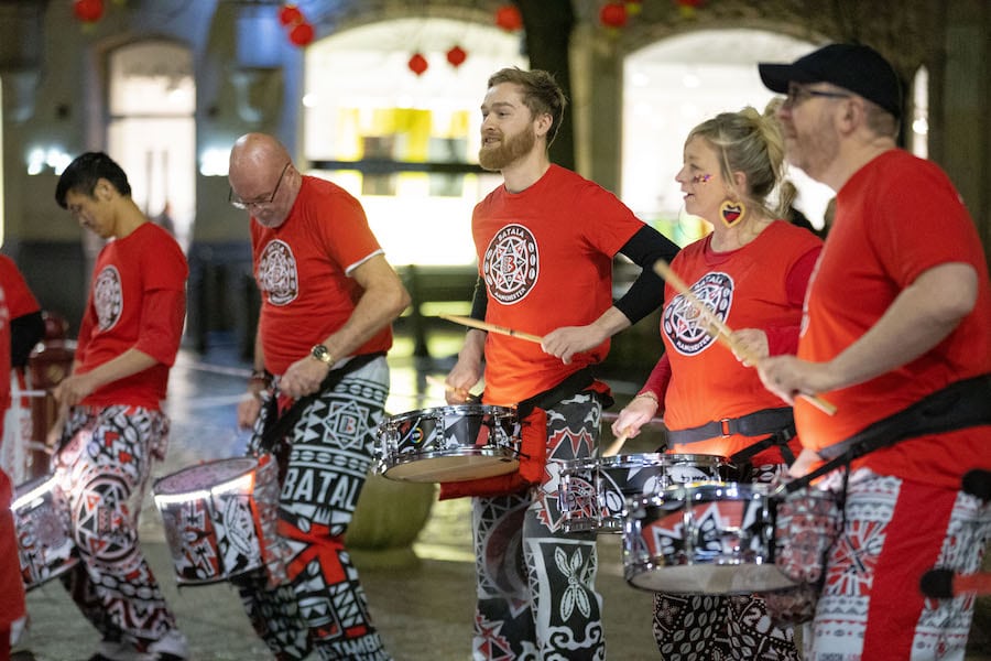 We Love MCR Charity firewalk