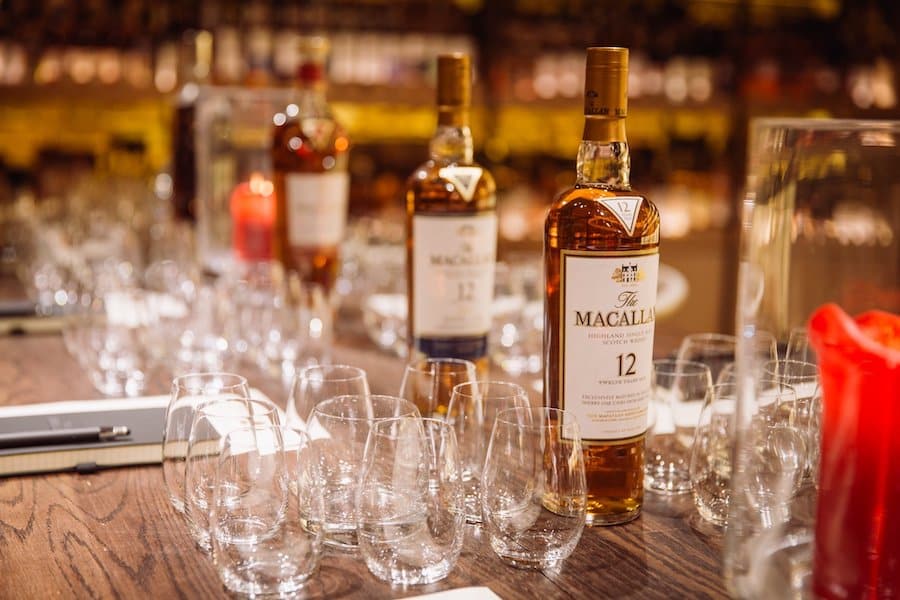 Macallan whisky tasting