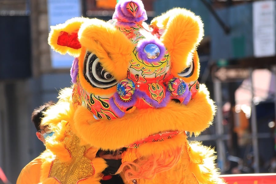 Chinese New Year in Manchester - Lion Dance