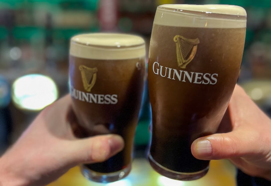 Guinness, cheers!