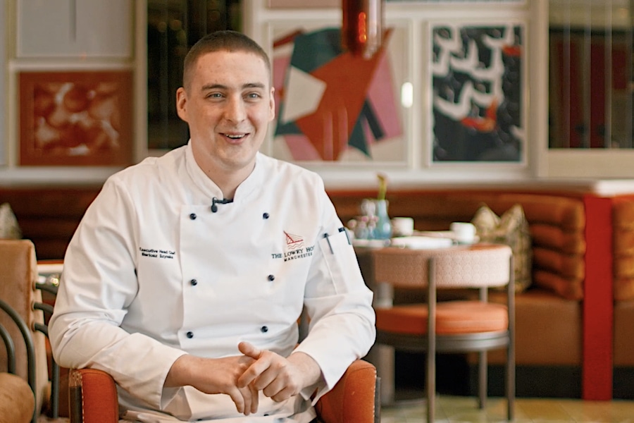 The Lowry Hotel restaurant's - The River Restaurant's - new Head Chef Bartosz Szynaka