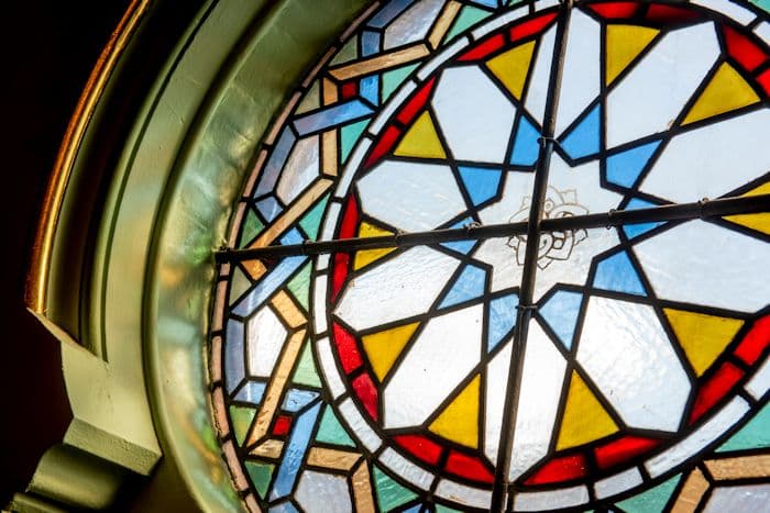 Stained-glass-window-in-Manchester-Jewish-Museums-150-year-old-Spanish-and-Portuguese-synagogue.-Image-by-Joel-Chester-FIlde