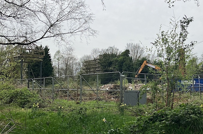 Historic greenhouse in Salford park demolished
