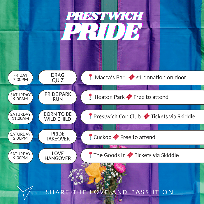 prestwich pride lineup