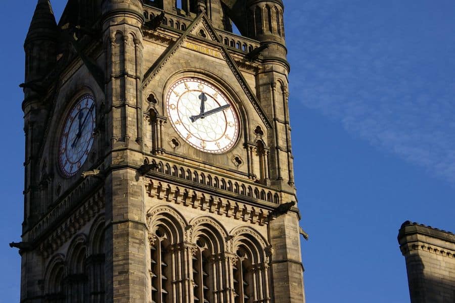 Manchester Town Hall Clock Tower