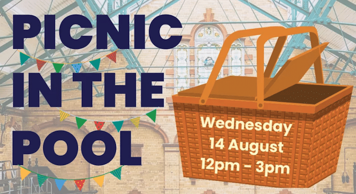 picnic in the pool - victoria baths