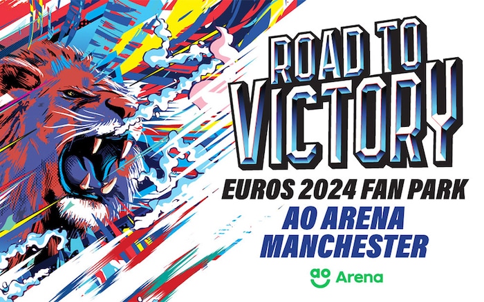Road to Victory Euros 2024 fan park at AO Arena Manchester