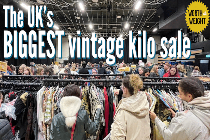 vintage kilo sale - manchester cathedral